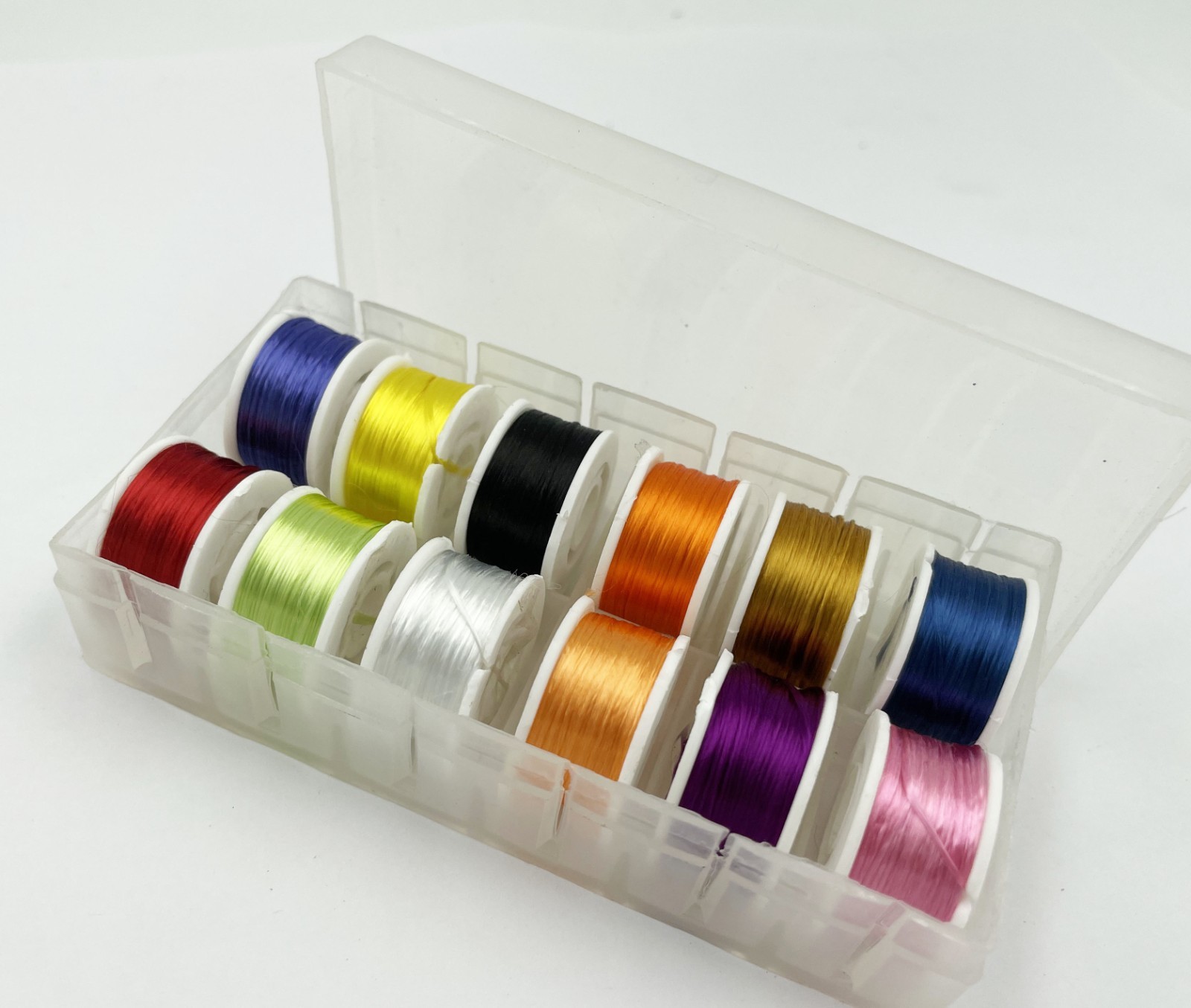 Fly Tying Floss - 12 Spools -Assorted Colors in Dispenser Box - MAT111A
