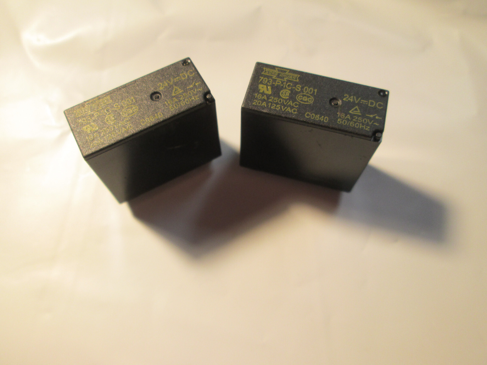 2 X 793-P-1C-S-24VDC Song Chuan Power Relay SPDT 16A 24VDC  USA Seller