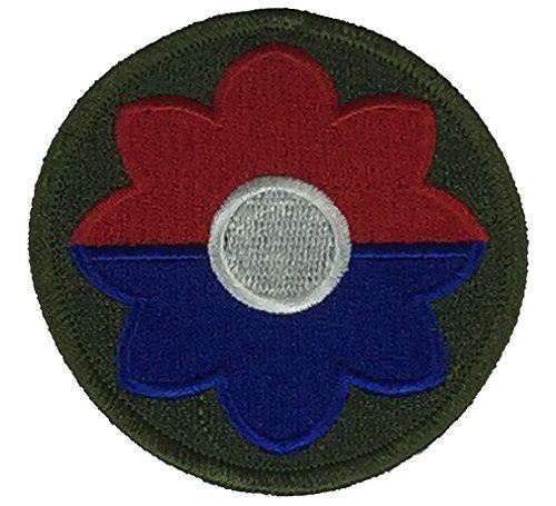 US ARMY 9TH ID NINTH INFANTRY DIVISION PATCH VETERAN OLD RELIABLES FLOWER POWER