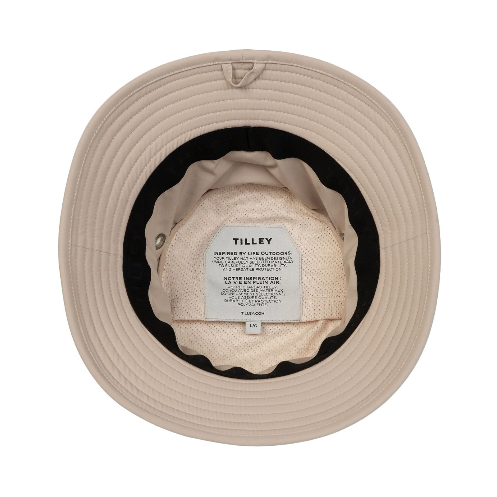 Tilley Logo Technical T1 Hat, Light Tan, Large