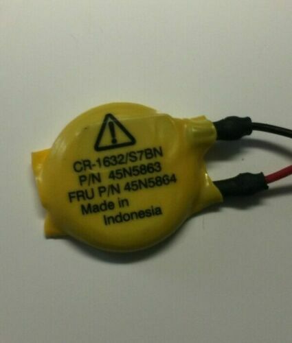 Genuine Lenovo ThinkPad CMOS BIOS Battery CR1632 S7BN 45N5863 45N5864