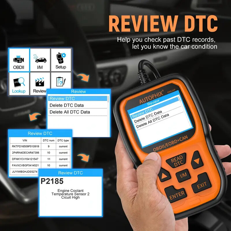 AUTOPHIX OBD2 Scanner Enhanced OM126P Vehicle Code Reader Auto Diagnostic Scan