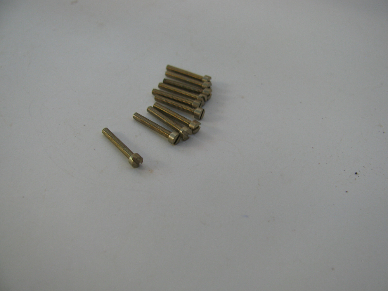 Lot 10 New Super Quality Nickel & Silver Vintage Watchmaker Jewelers 10mm Screws