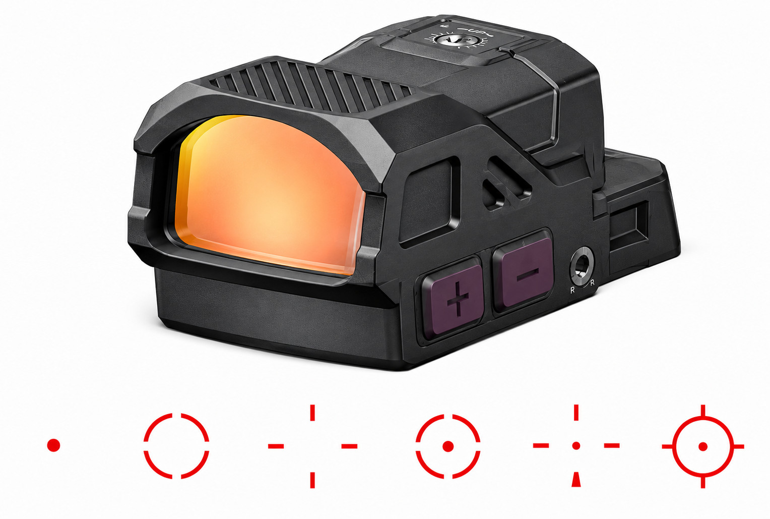 ADE HELIOS RD3-031 Closed Emitter Red Dot For Glock 17 19 Slide w/ RMR Optic Cut