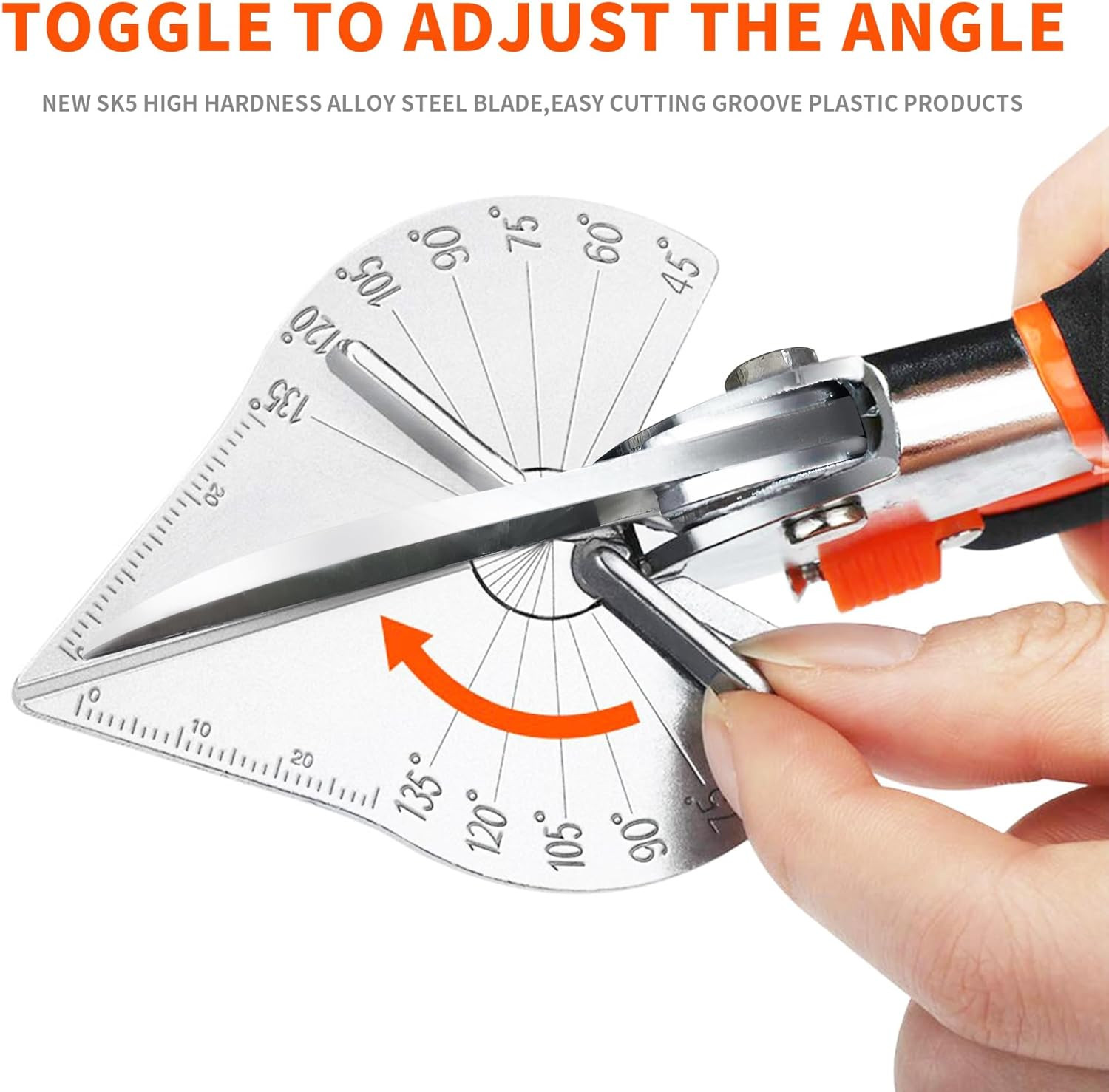 Miter Shears- Multifunctional Trunking Shears for Angular Cutting of Moulding an