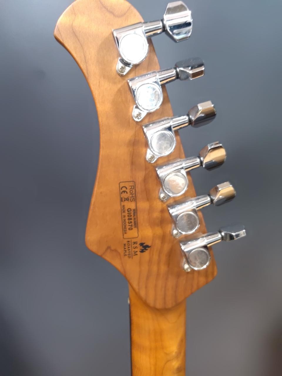 BACCHUS SGS-ASH RSM BLACK&WHITE Stratocaster type