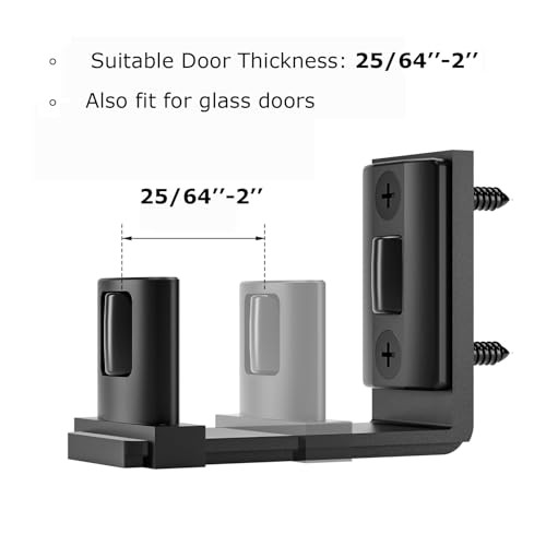 Sliding Barn Door Floor Guide Adjustable Bottom Double Small Rollers Guide