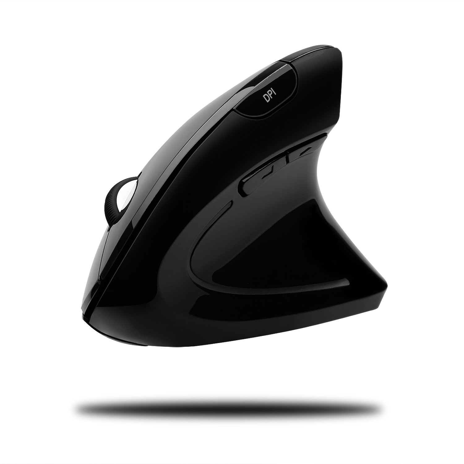 Adesso iMouse E10 Vertical Ergonomic Optical 6-Button Mouse, Black black
