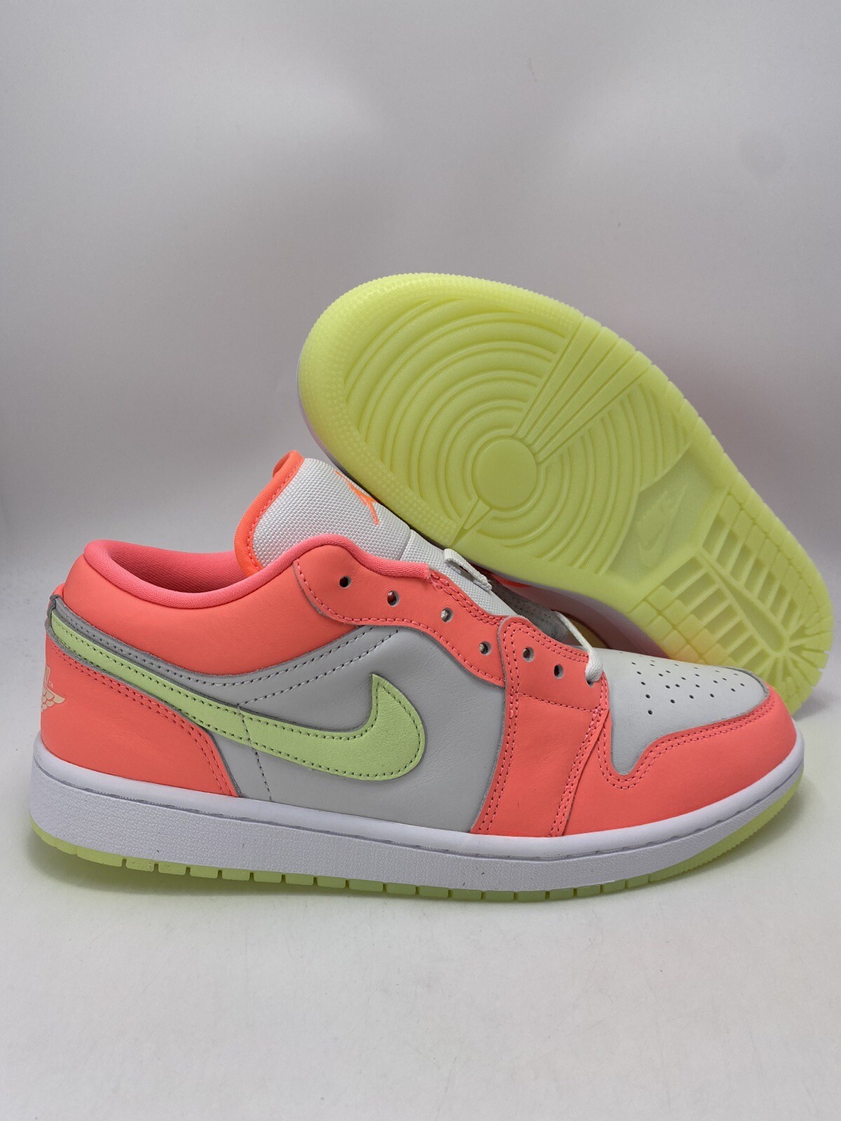 Nike Men's Air Jordan 1 SE Lava Glow/Barely Volt FN6772-671 Men's Size 10