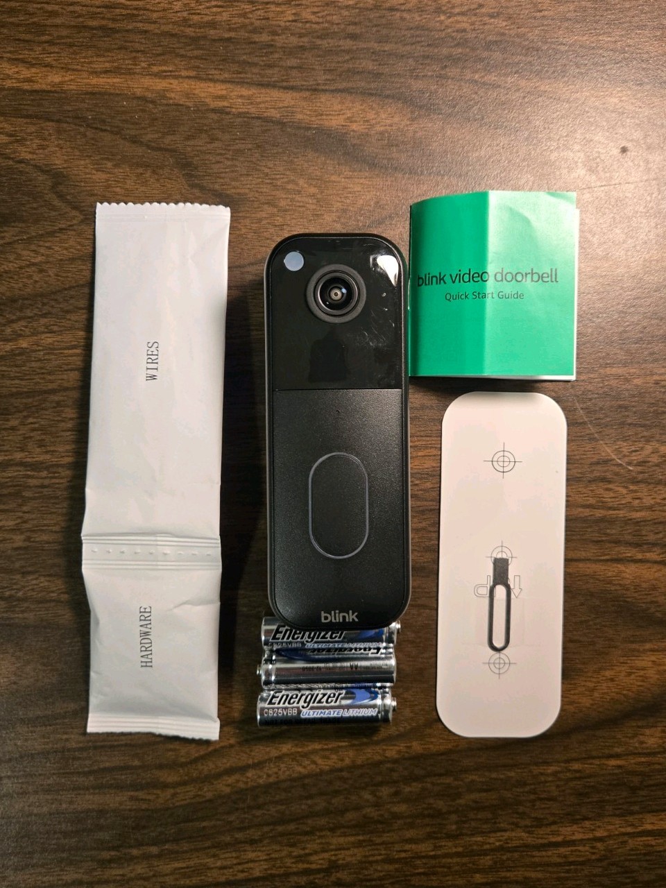 Blink Video Doorbell 2nd Gen Two-Year Battery BDM00300U Black [New - Open Box]