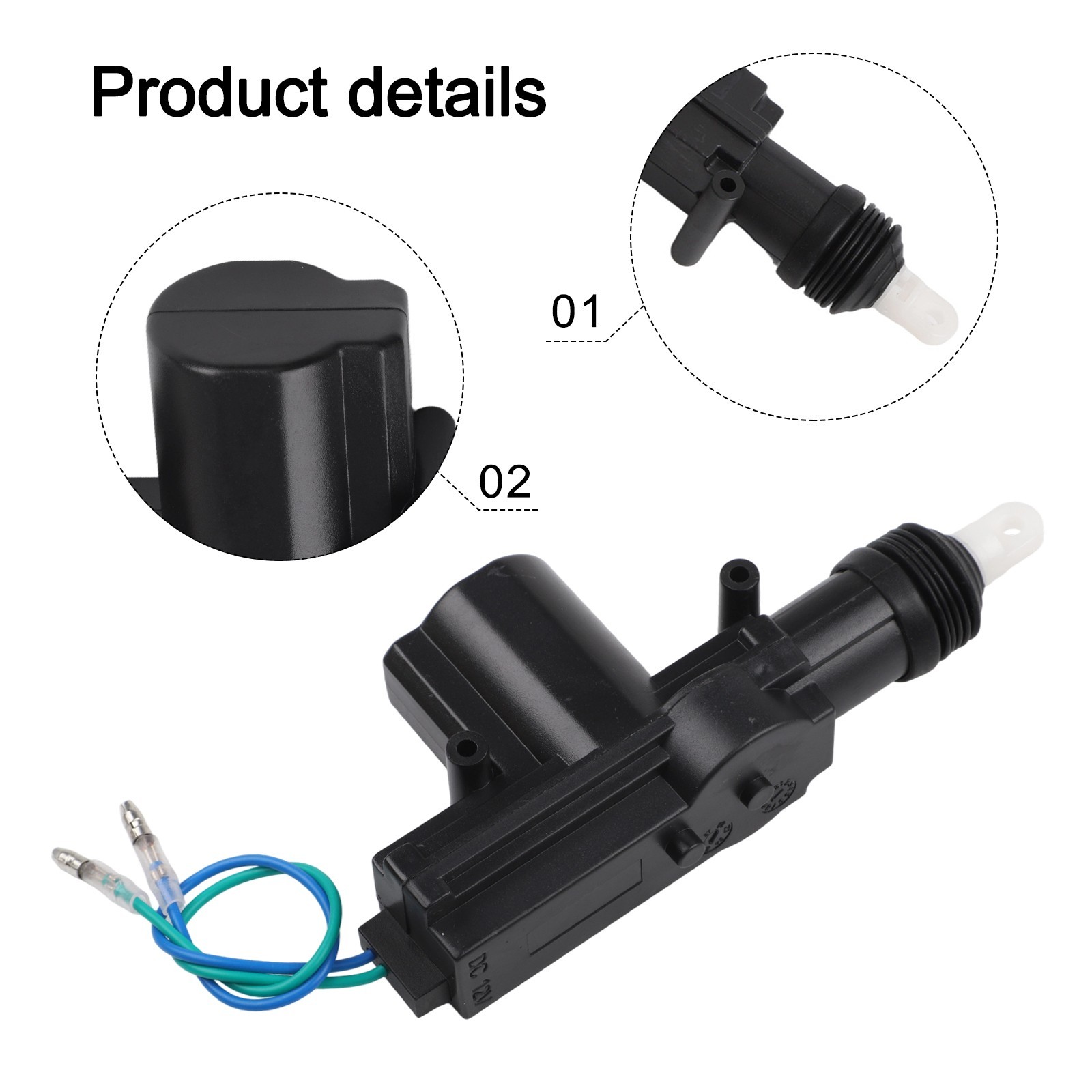 Central Locking Actuator Motor Plastic Slave Door Motor -30 ℃ To +65 ℃
