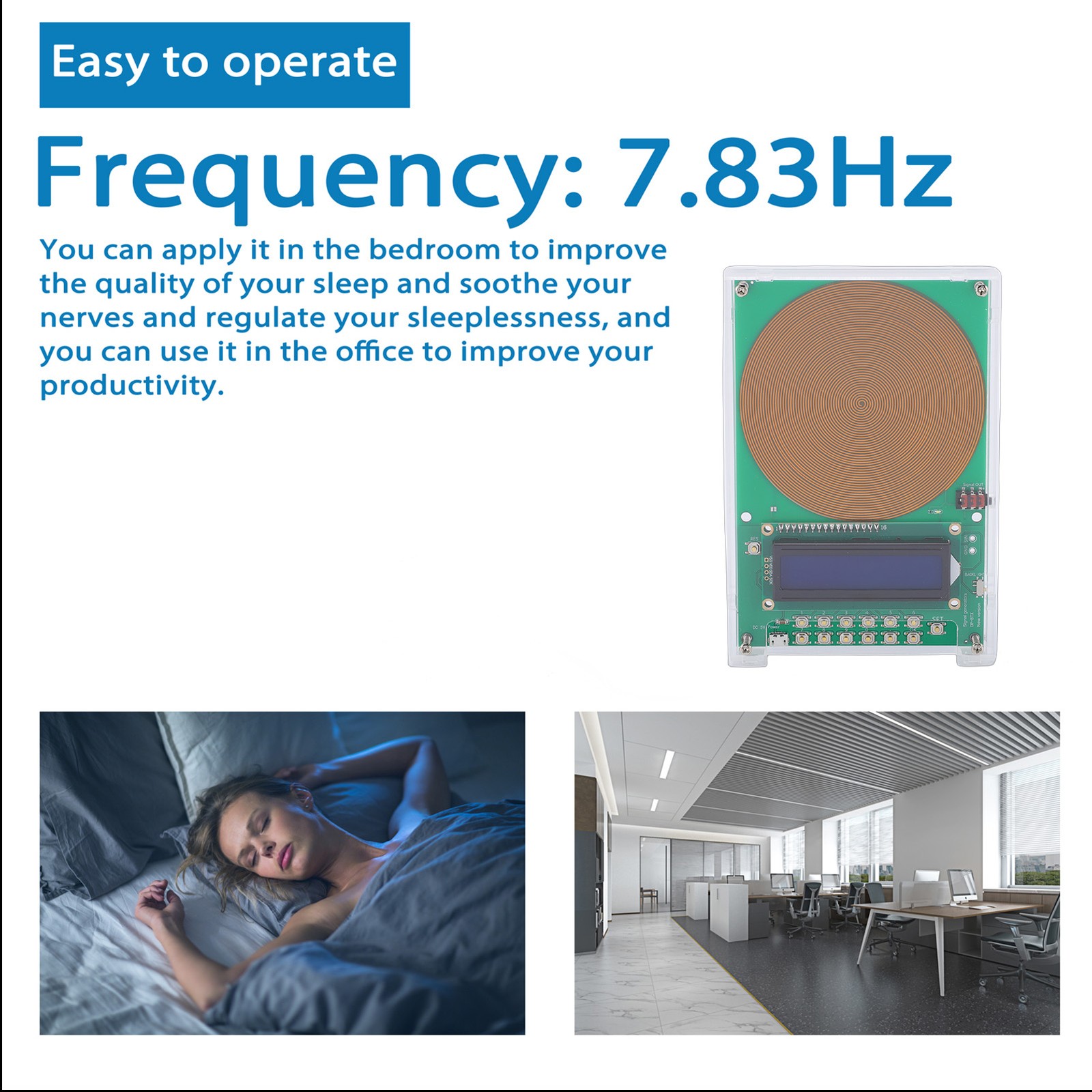 Compact Wave Generator For Travel & Meditation Excellent