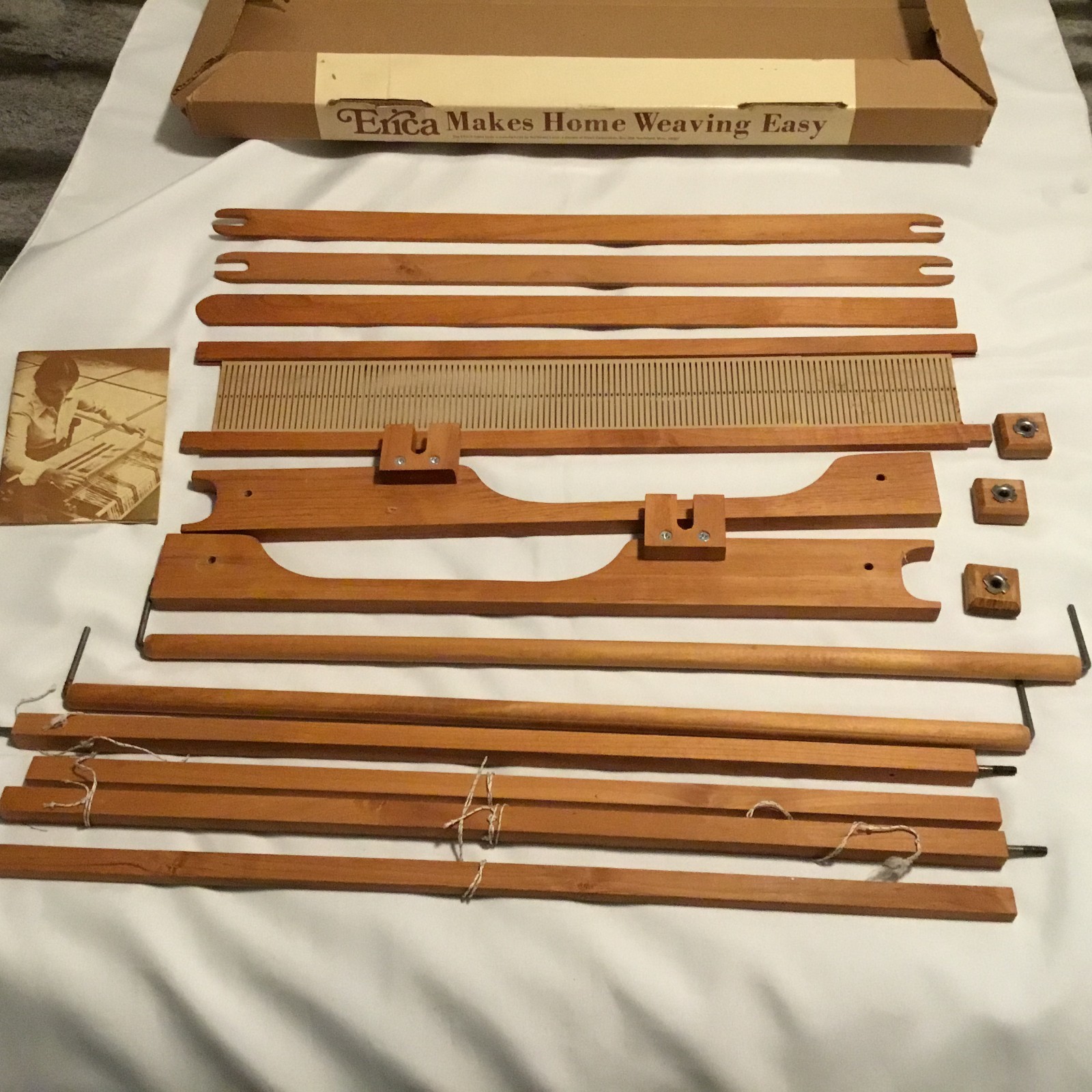 Erica Weaving Loom 1970s READ DESCRIPTION Some Parts Missing Easily Replace