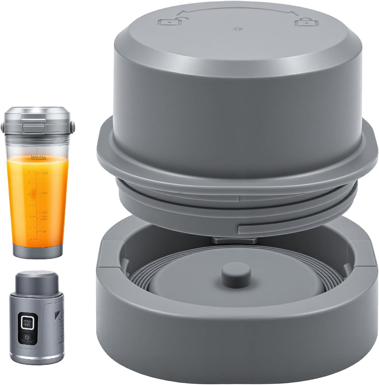 Vessel Cap & Blade Cover Set Compatible with Ninja Blast Portable Blender BC100