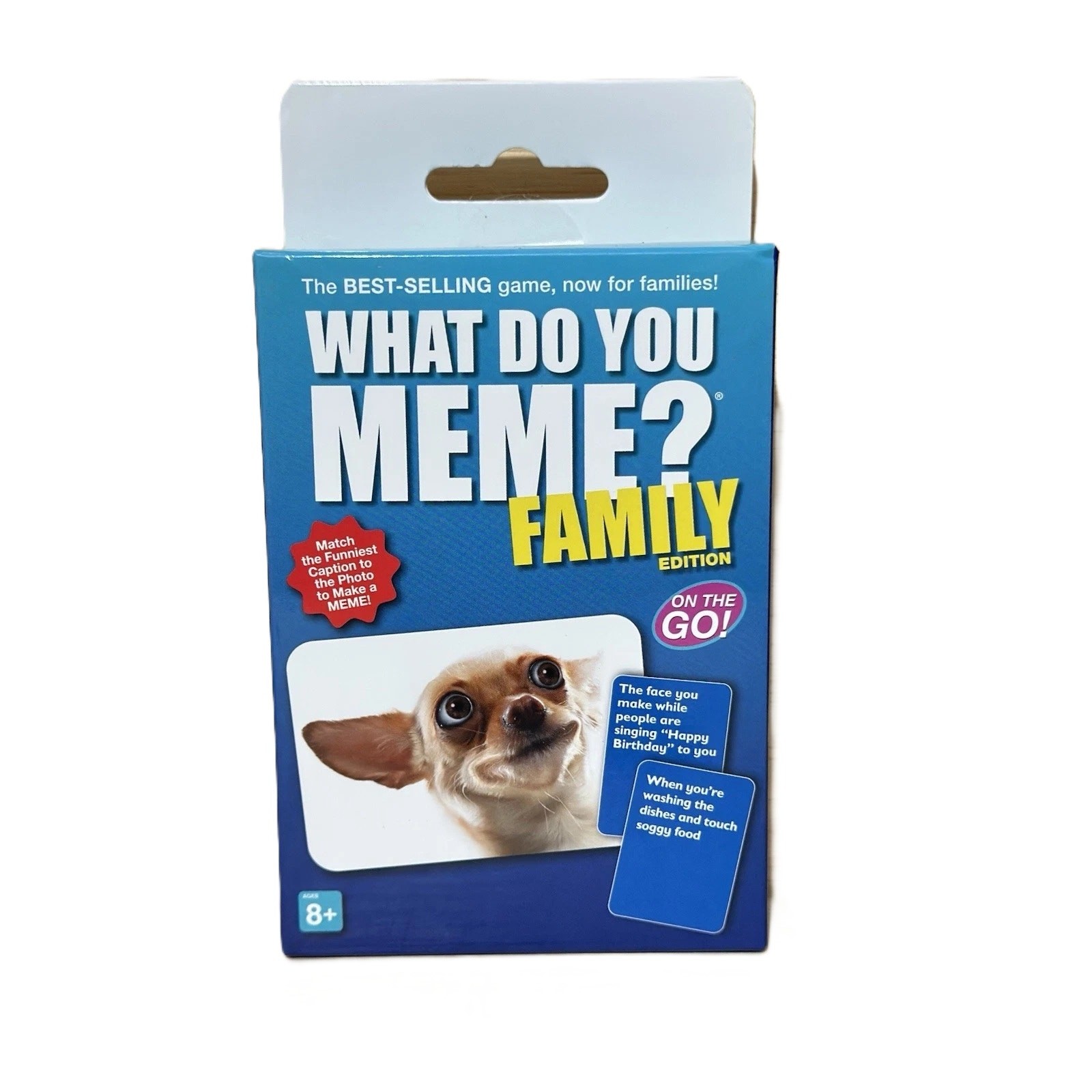 New What Do You Meme? Family Edition Card Game On The Go Ages 8+ 150 Cards