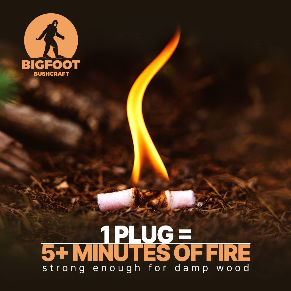 Complete Emergency Fire Starter Kit Waterproof Windproof 5+ Minute Burn Includes