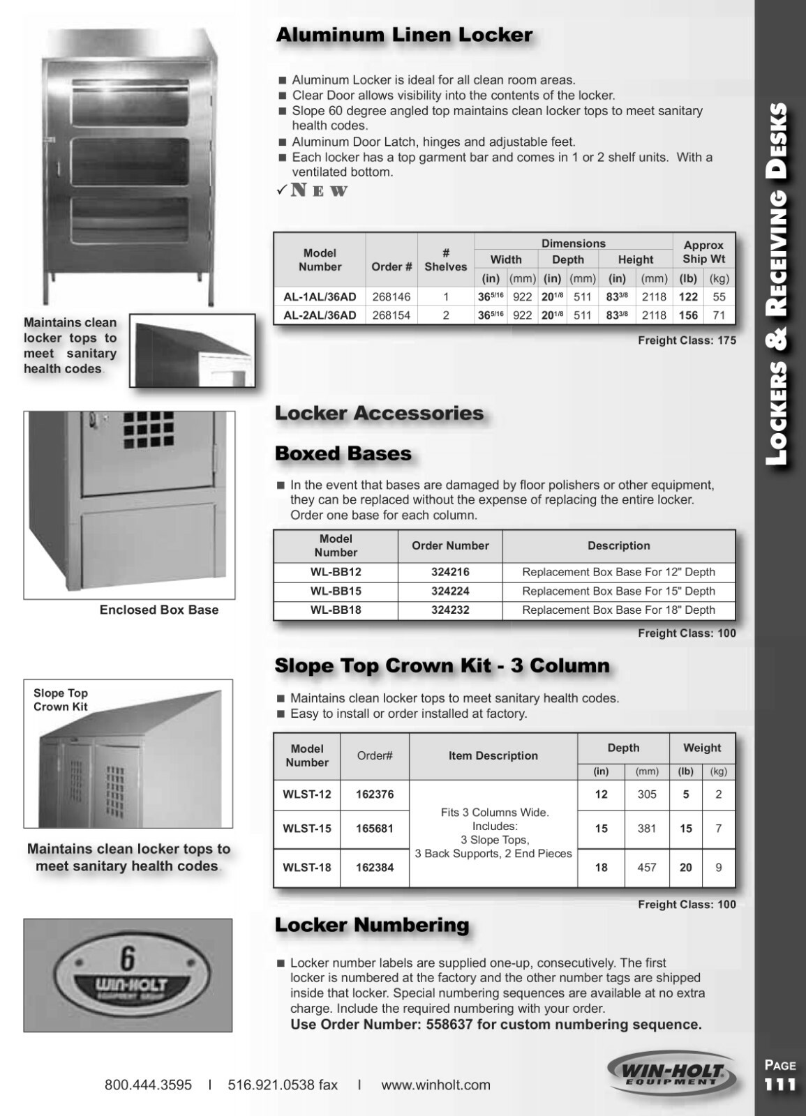 Single Column Two Door Locker - 12" x 12" x 78" Price is for 1 column, Brand New