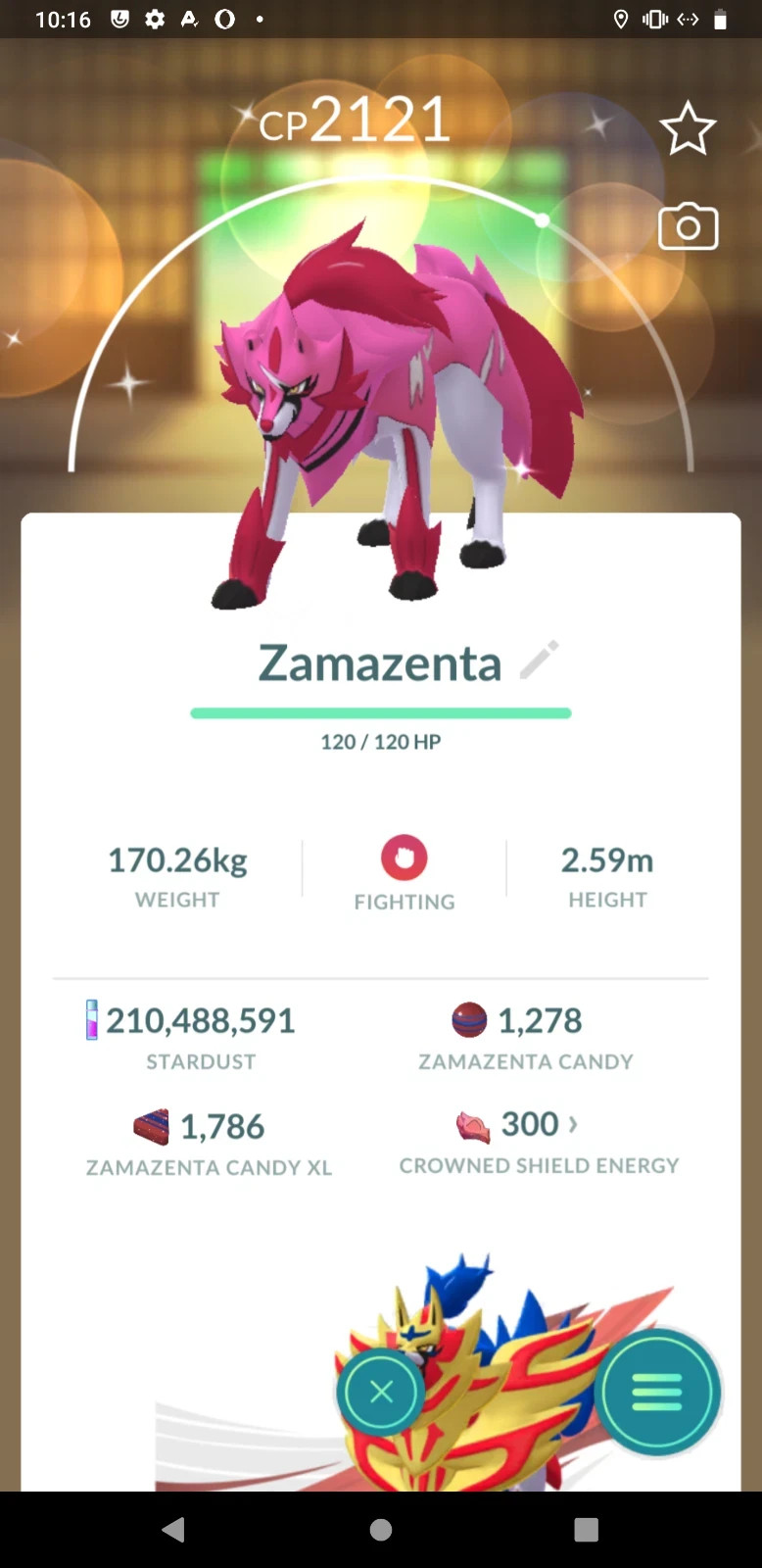 PokémonGo | Shiny Zamazenta | PTC 20k Dust