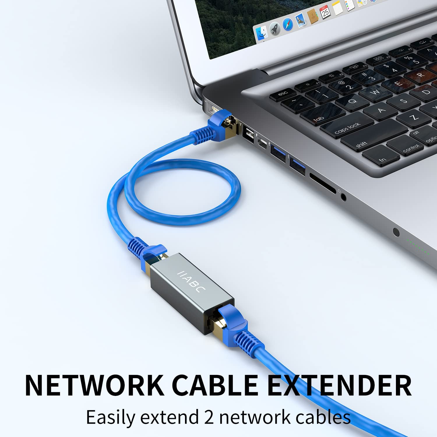 IIABC RJ45 Ethernet Coupler 3 Pack - In Line for...