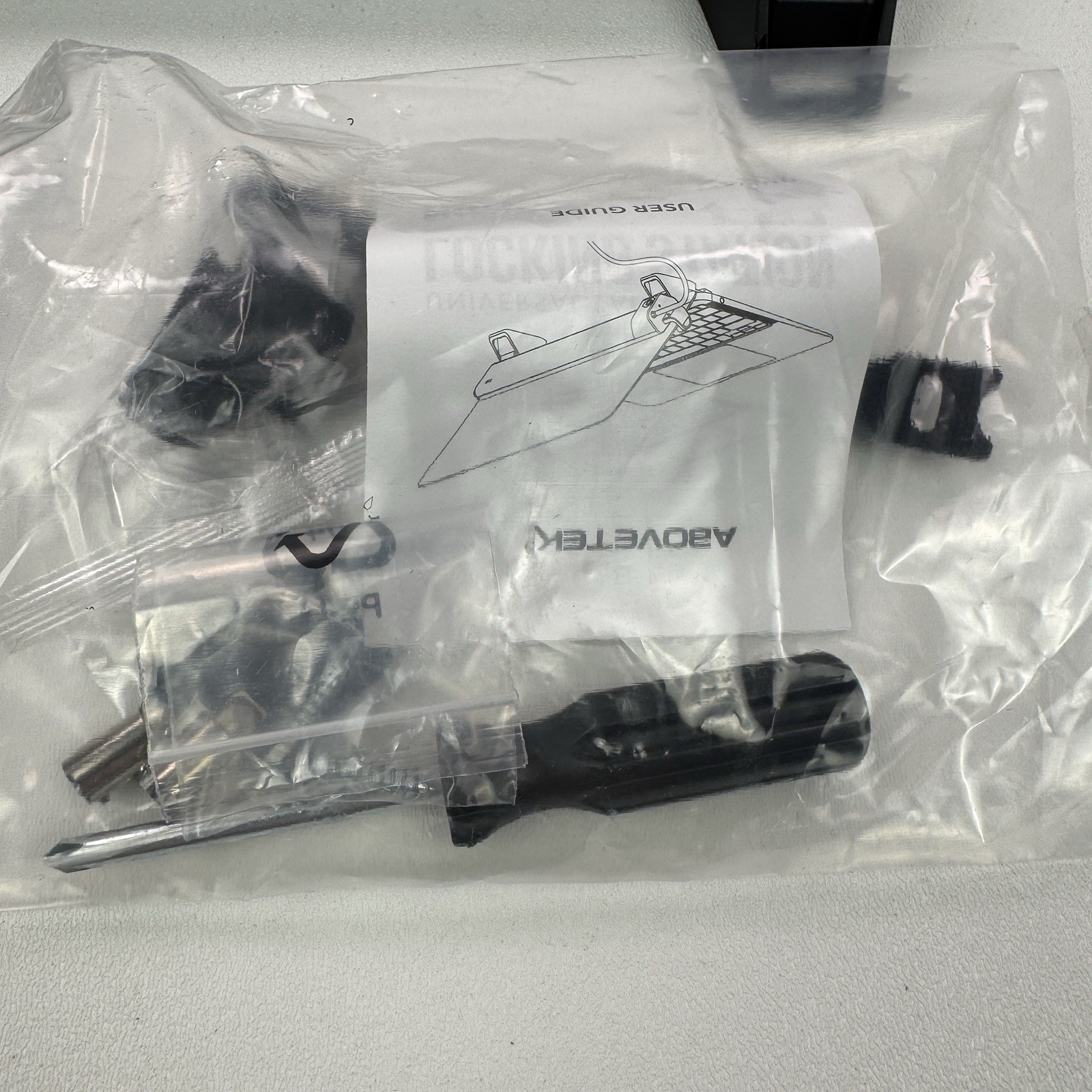 AboveTEK MacBook & Surface Laptop Locking Station with Combo Lock Cable