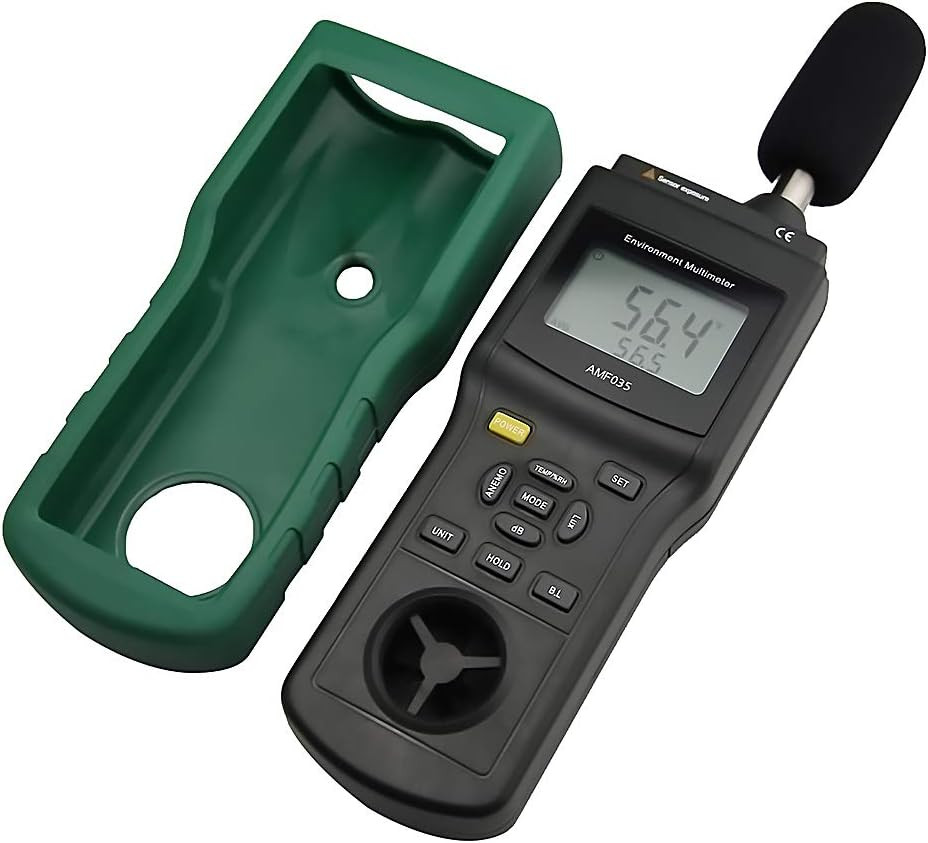 Multi-Functional Environmental Meter Anemometer Sound Level Air Flow Meter LUX M