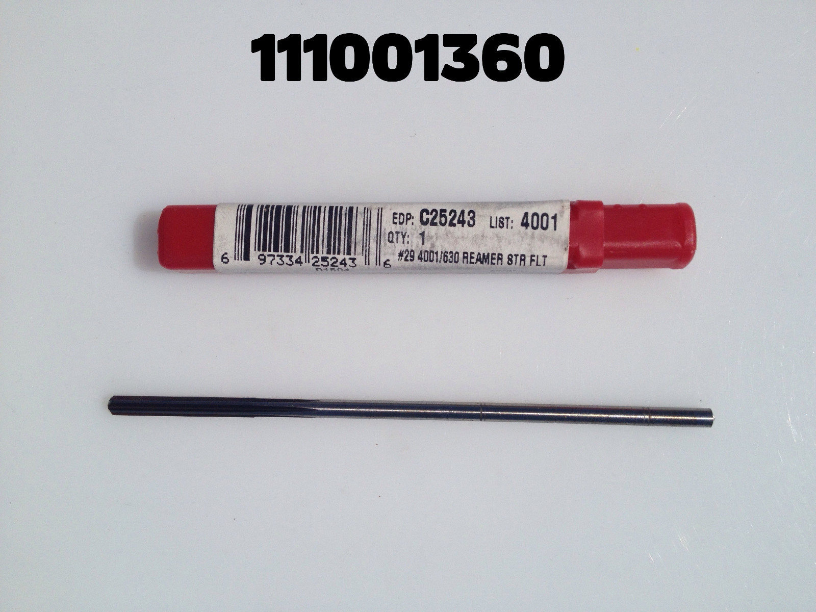 (.1360) #29 Straight Flute Reamer Cleveland NEW in Package of QTY 1 Overstock