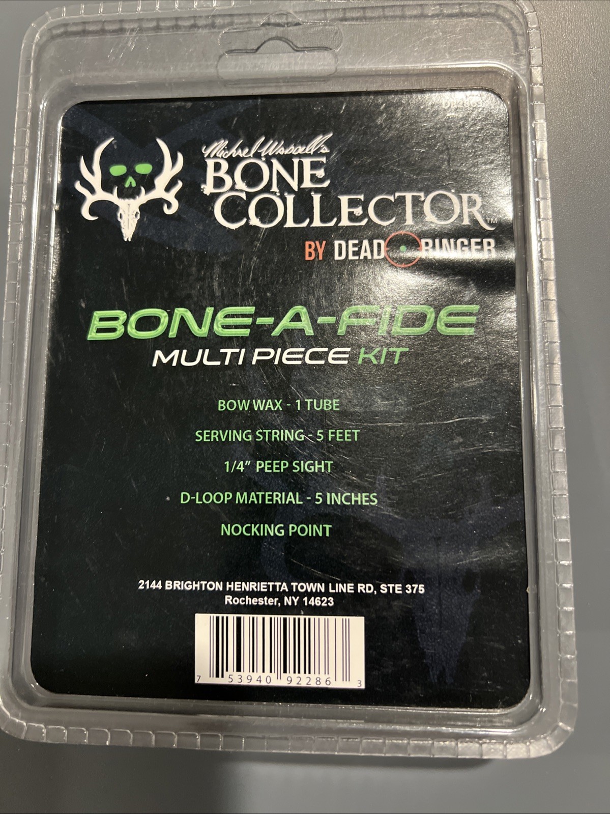 New Bone Collector Bone-A-Fide Multi Piece Kit DR2863 Wax Peep Serving String