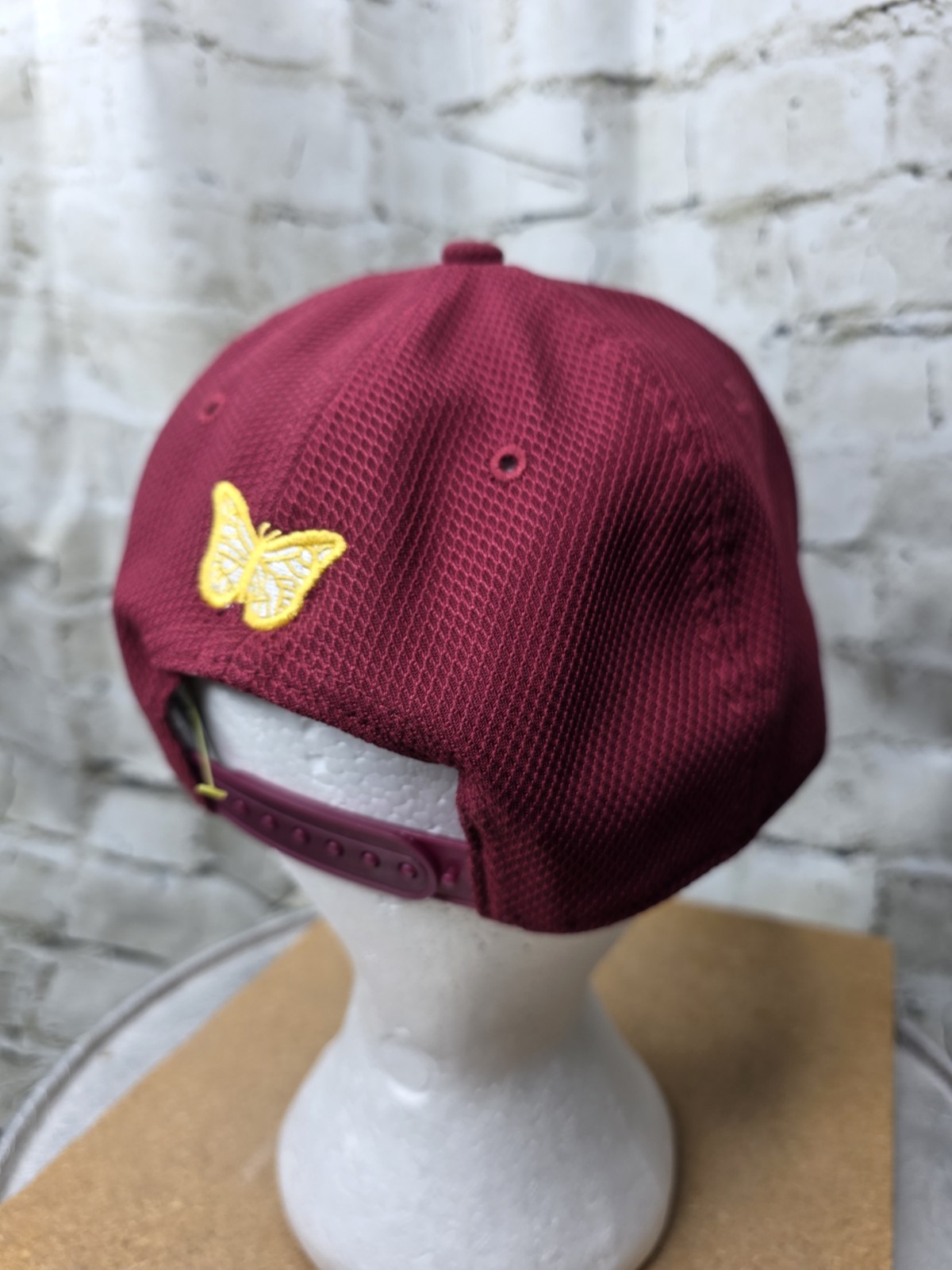 Monarch Beach Golf Hat Cap by New Era Adjustable Snapback Polyester Red