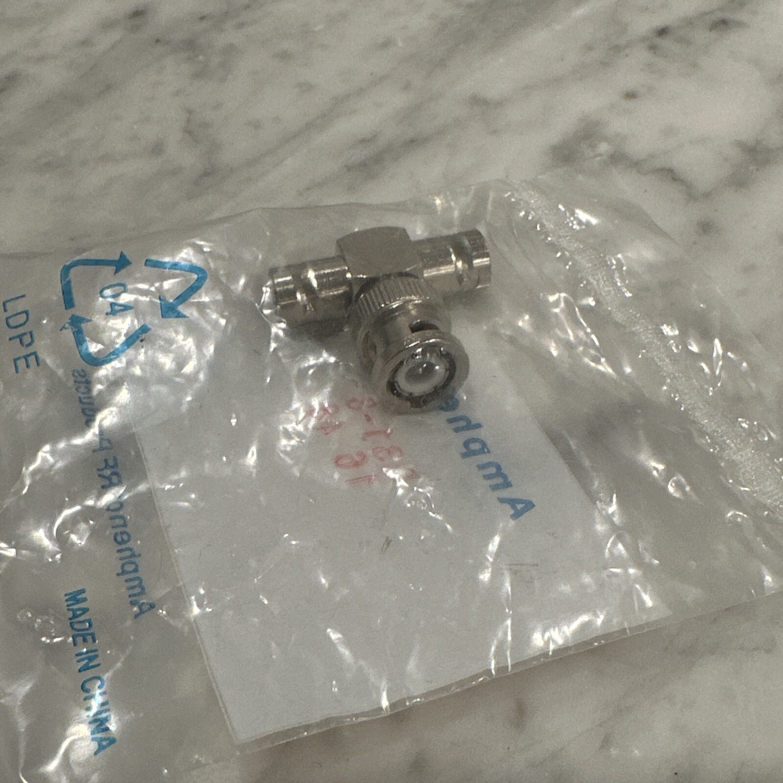 Amphenol 031-8 0318 BNC Jack-Plug-Jack Tee Adaptor New