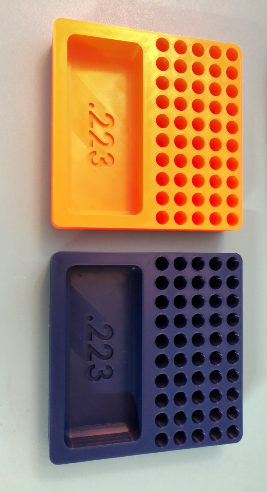 3D Printed .223 Reloading Tray 50 spots