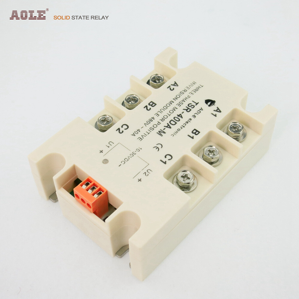 Three-phase motor positive and negative solid state relay 480V 25A TSR-40DA-M
