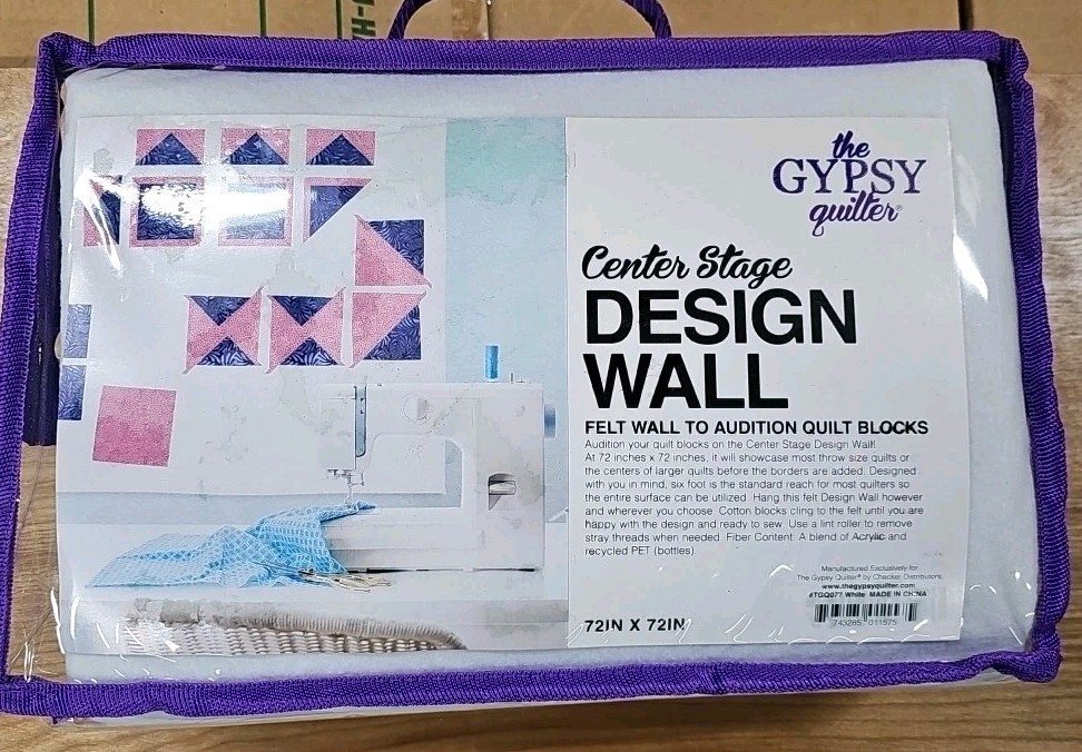 The Gypsy Quilter Center Stage Design Wall White 72in x 72in