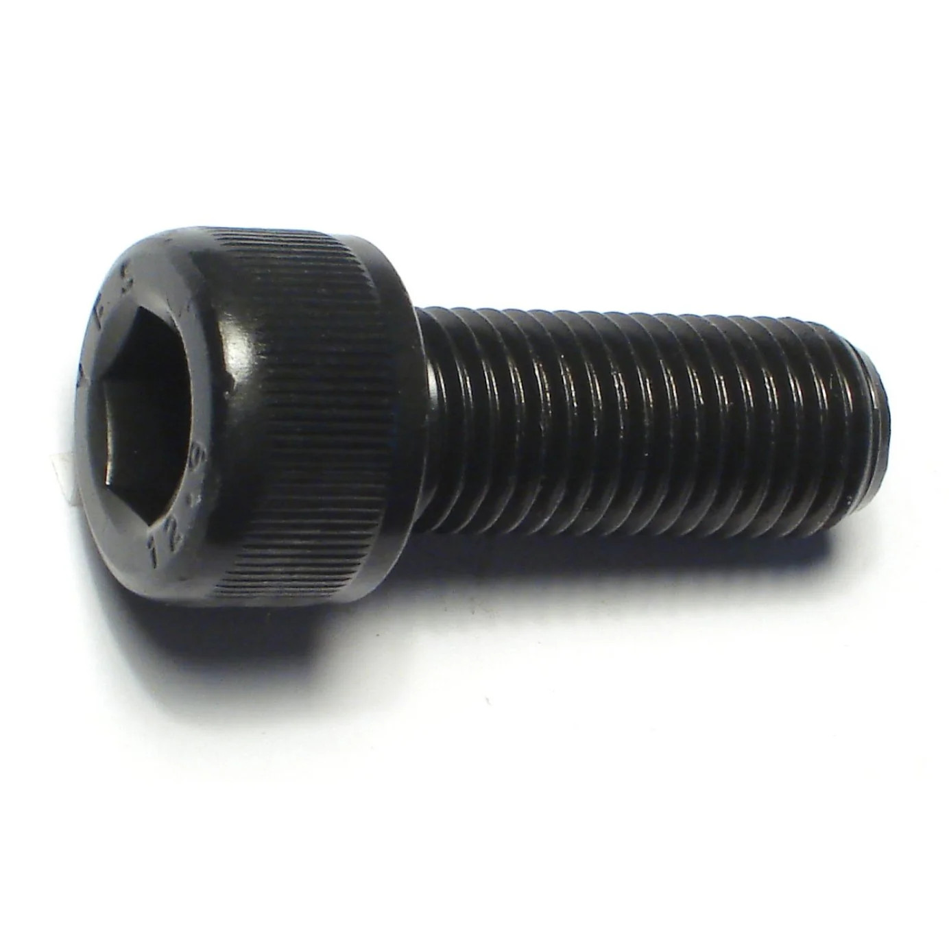 10mm-1.25 x 25mm Black Oxide Knurled Hex Socket Cap Screws (8 pcs.)