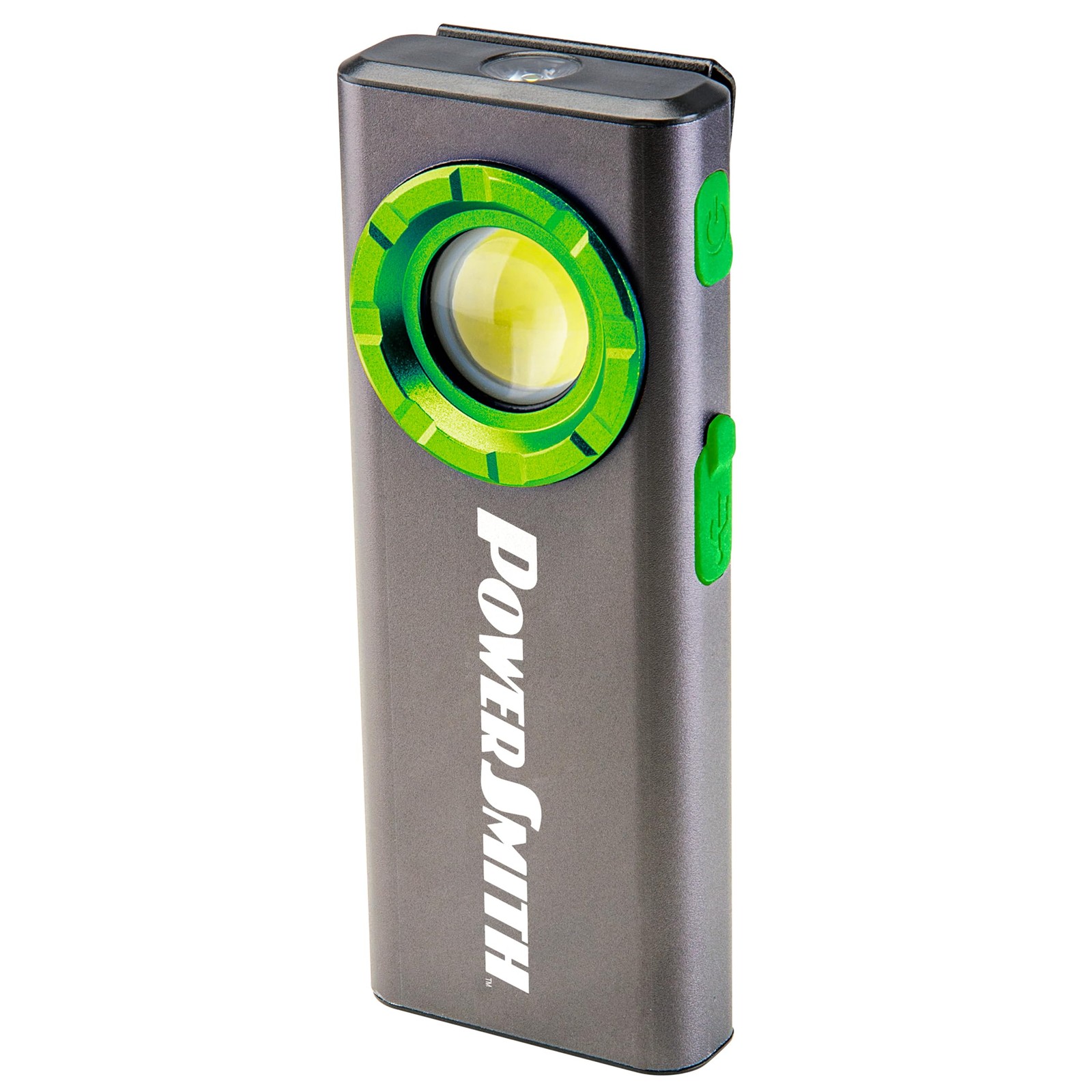 Rechargeable Work Light, Power Bank 1200 Lumen Slim Flat Flashlight with Meta...