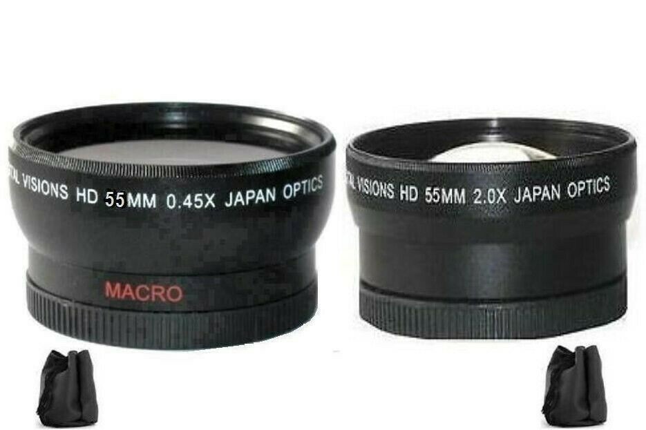Camera Lens Filter & Accessory Kit For Canon EOS M200 W/ 15-45mm