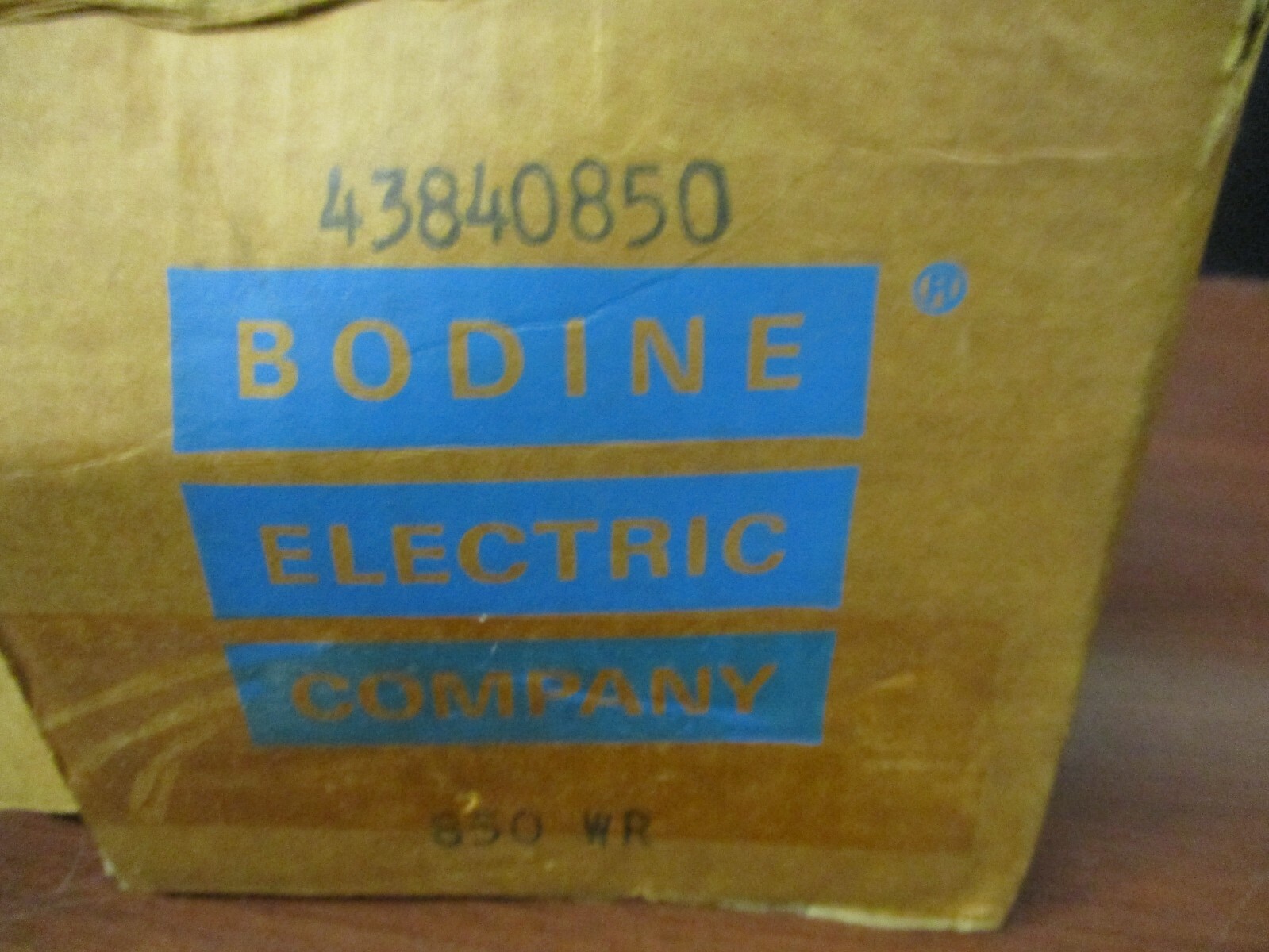 NEW BODINE 833 DC MOTOR CONTROL S/N833QE021 115V