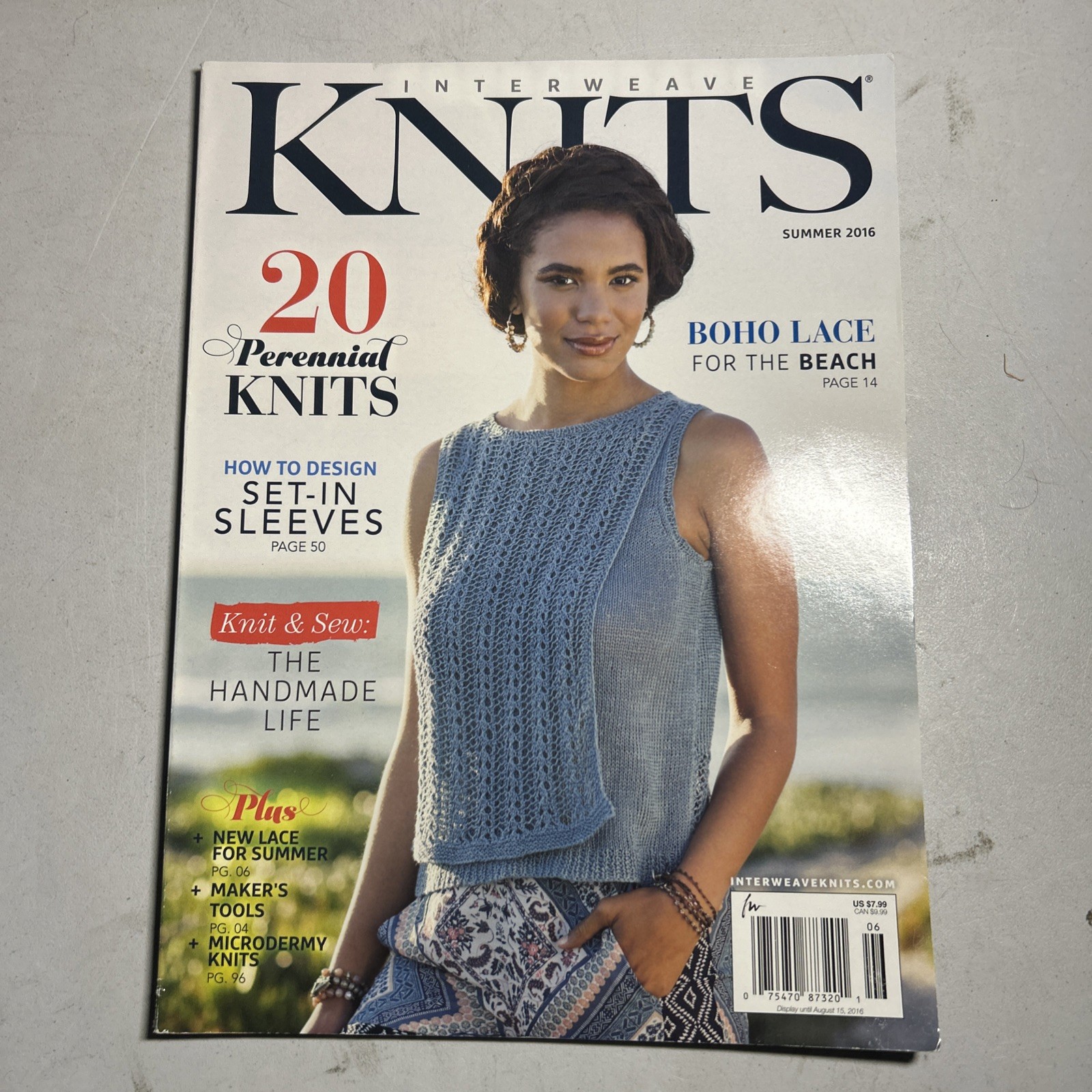 Back Issue of Interweave Knits Magazine - Summer 2016