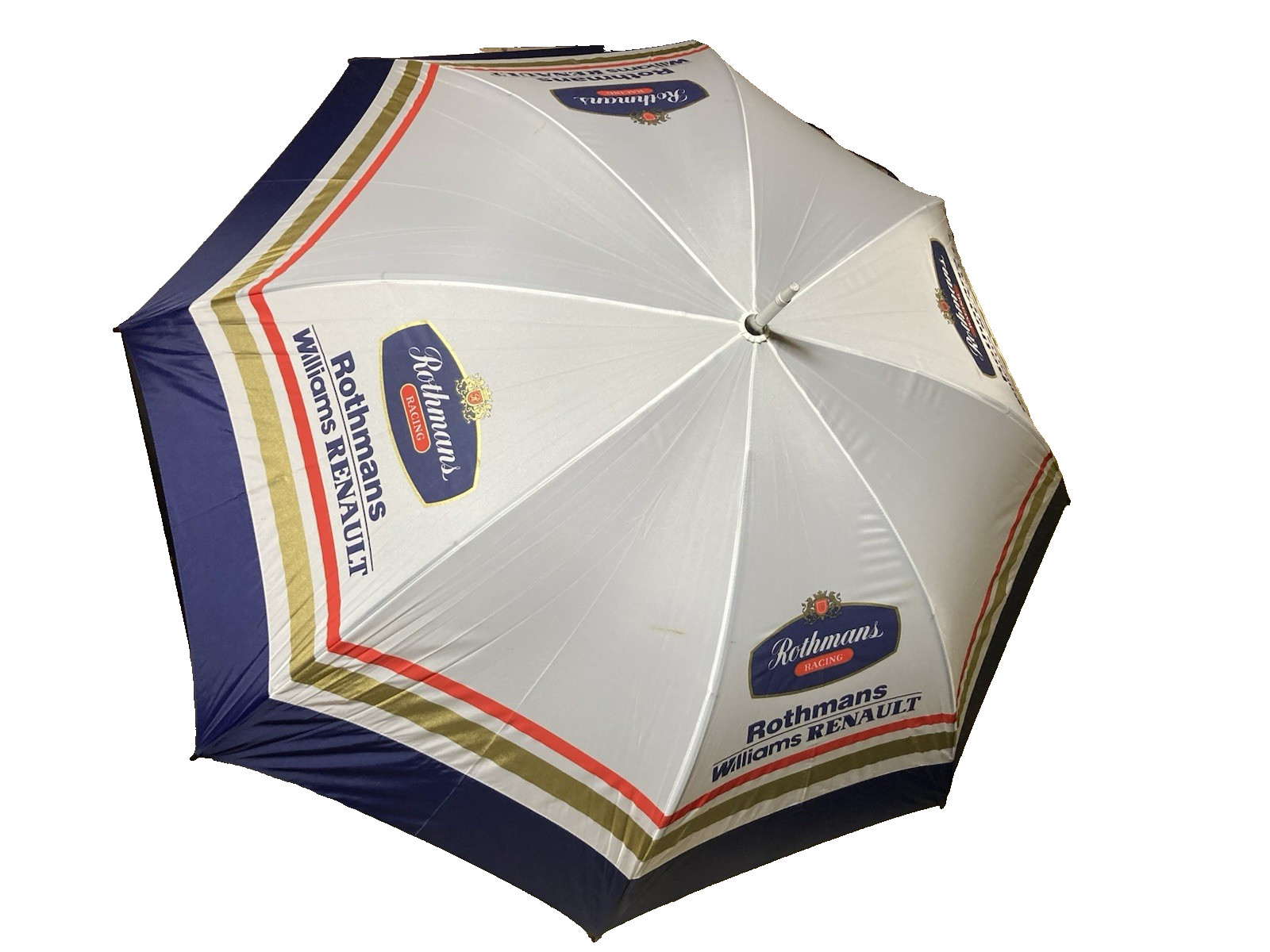 Rothmans Williams Renault Formula 1 Racing Team Umbrella Size 40in 103cm Vintage