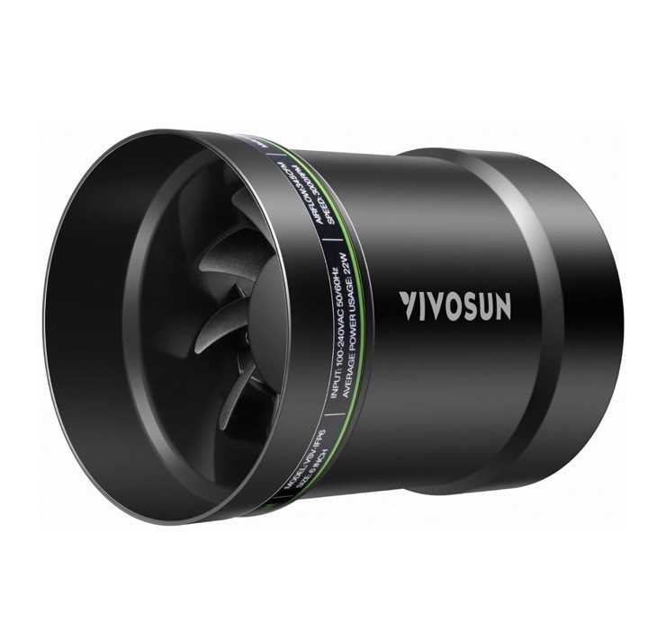 Inline Booster Duct Fan, 6 Inch, New