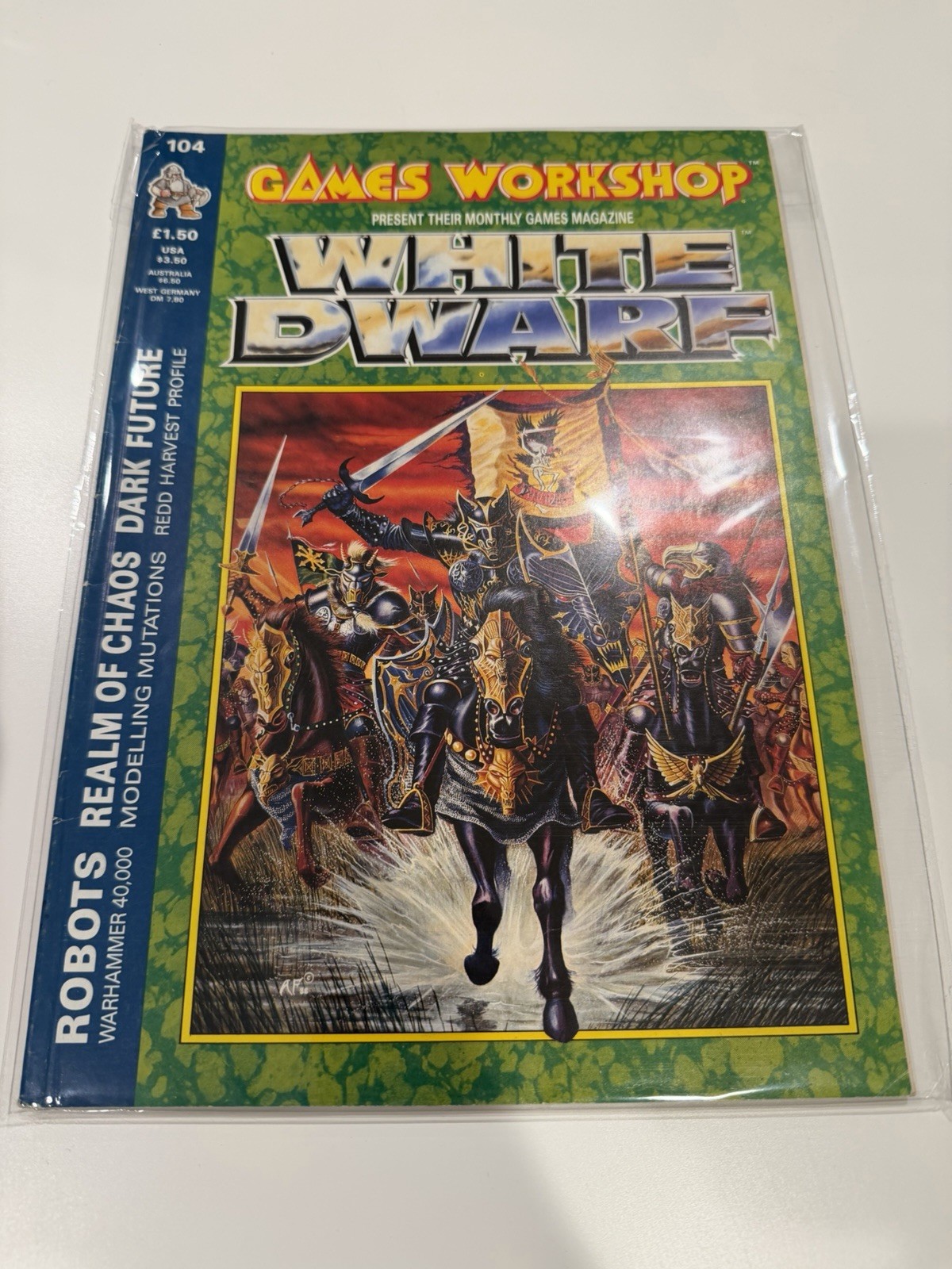 Games Workshop Warhammer 40k White Dwarf Magazine Issue 104 Vintage Rare