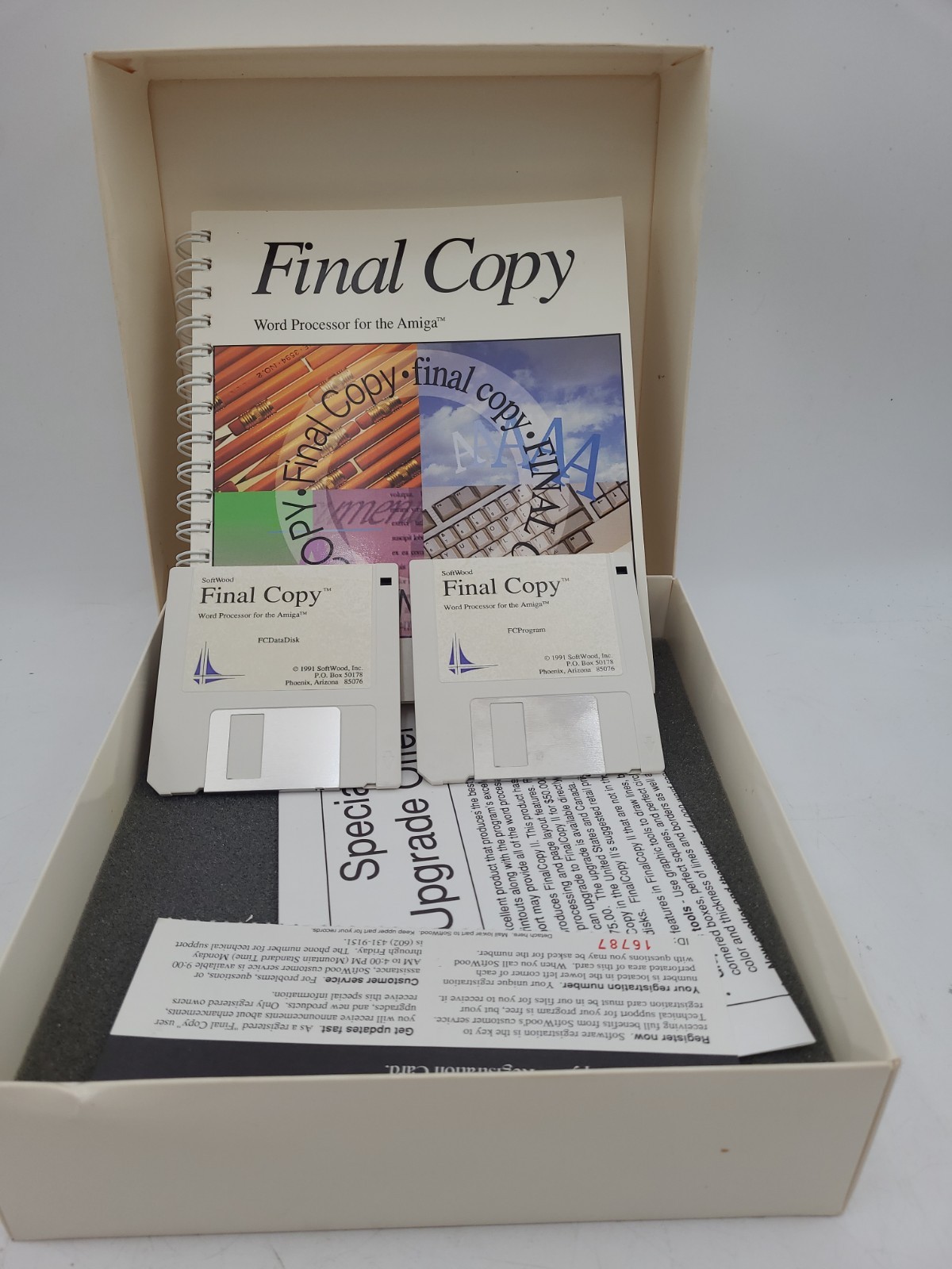 Commodore Amiga Final Copy II Word Processor on 3.5" Disks Read