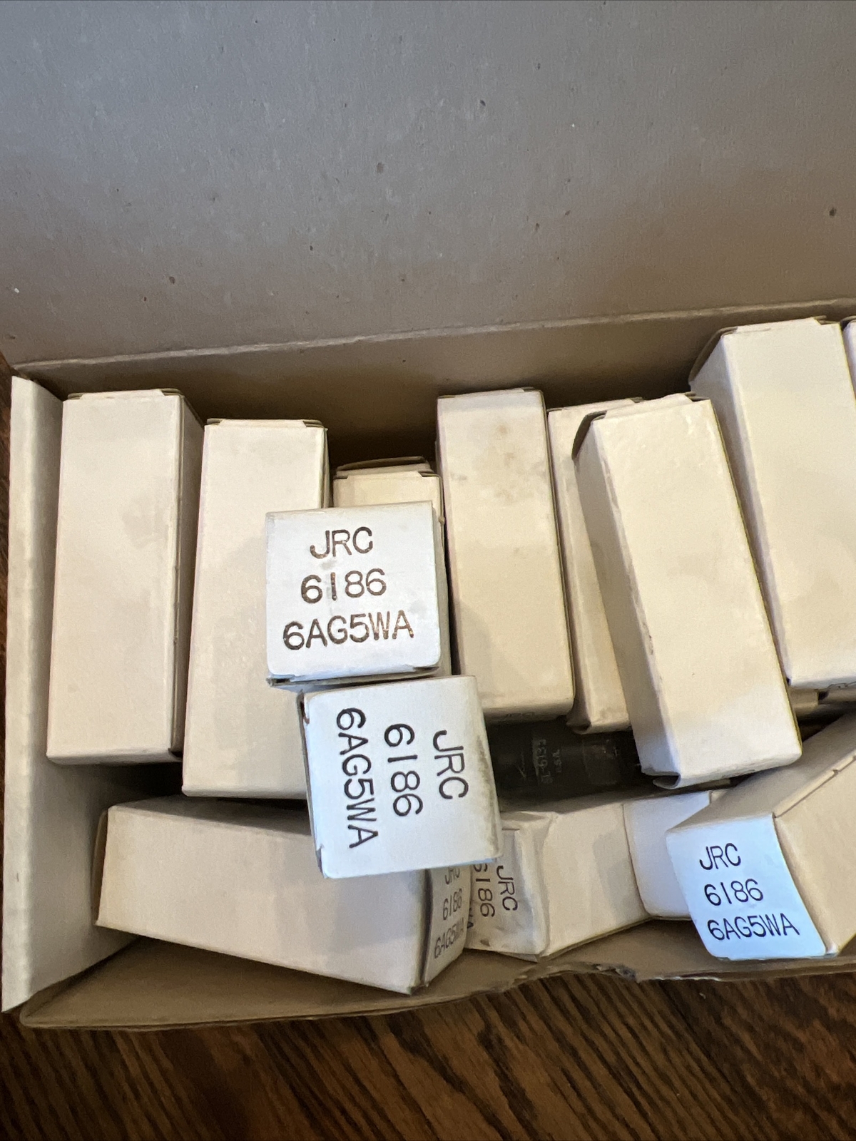 Lot Of 6: RCA 6186 / 6AG5 Vacuum Tube -  NOS NIB Tu9
