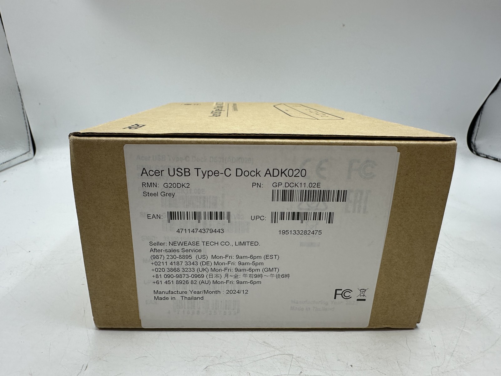 NEW Acer Docking Station 14-in-1 Triple Display USB C Docking Station FREE S/H