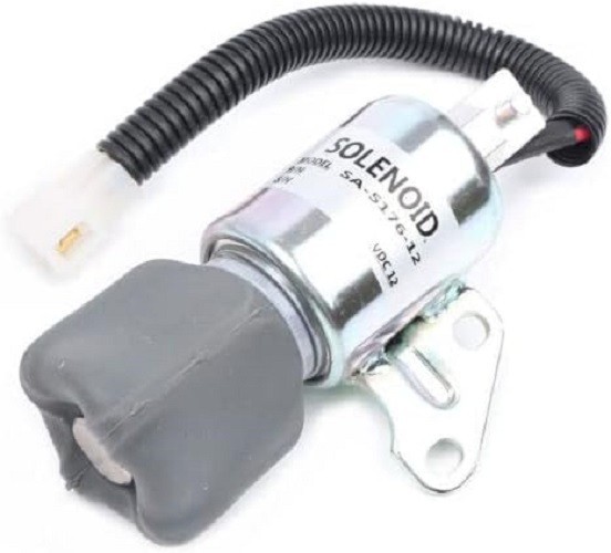 TTParts Fuel Shut Off Valve Stop Solenoid Kubota 1756ES-12SUC5B1