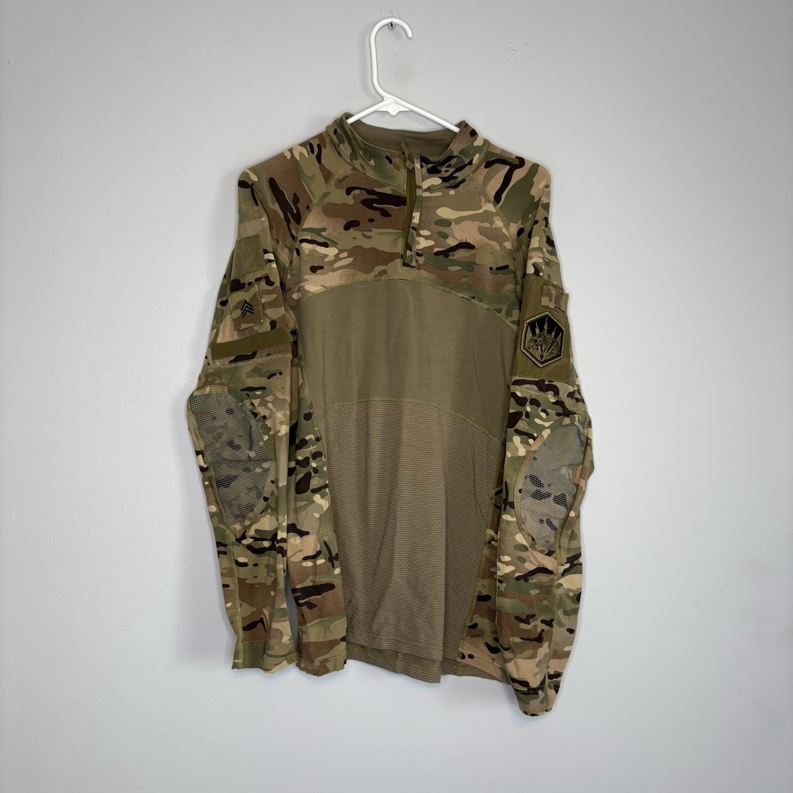 Tactical & Combat International Combat Shirt 2XL Woodland Camo Military Utility