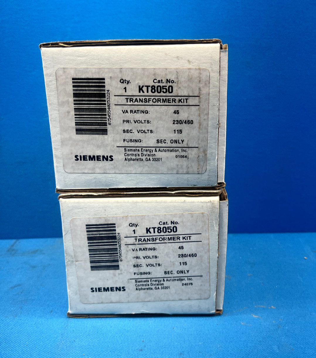 2x - Siemens Transformer Kit 230/460V to 115V KT8050