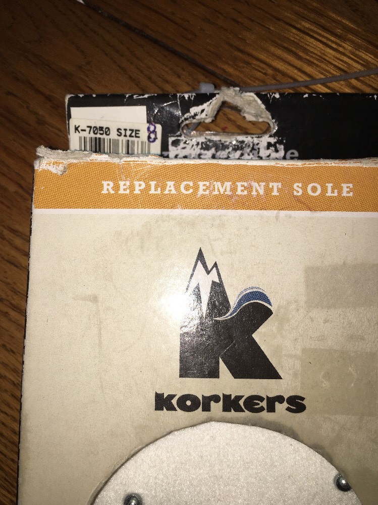 wading boot korkers replacement sole size 8