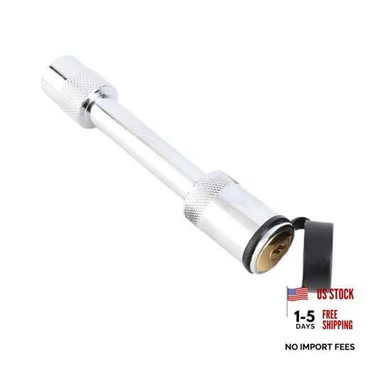 Trailer Hitch Lock,Chrome Plated Stainless Steel Towing Hitch Receiver Lock