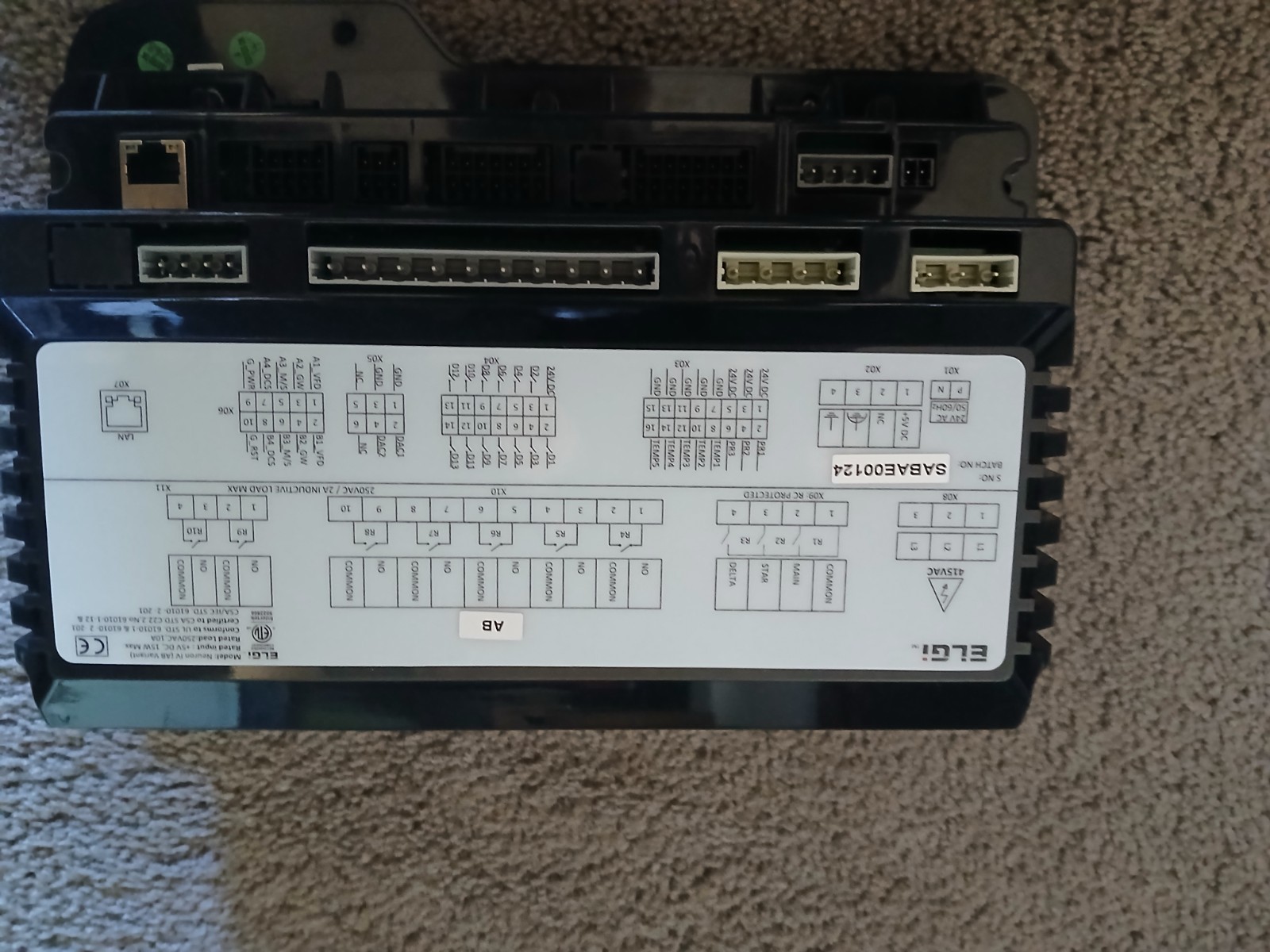 Elgi Neuron 4 Compressor Control Panel