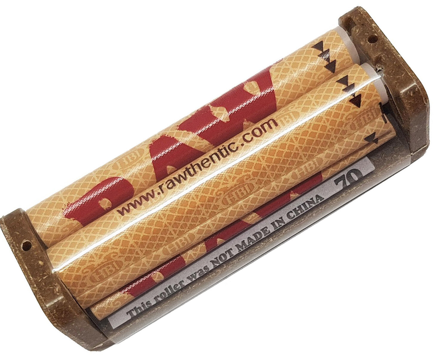 4x RAW HEMP ROLLING PAPER MACHINE ECO PLASTIC 70MM